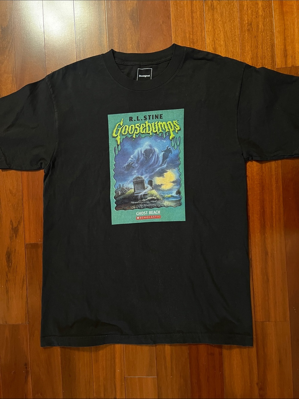 Dumbgood Goosebumps R.L. Stine Ghost Beach Shirt
